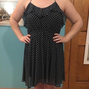 Black polka dot dot dress!